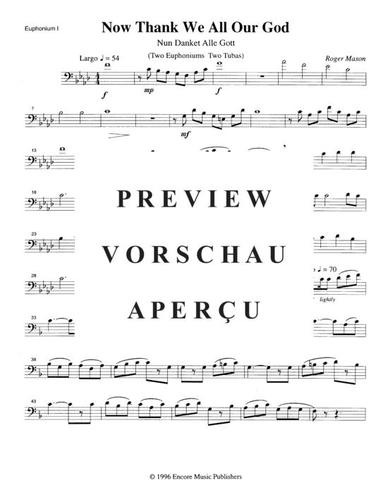 Product gallery: Page 7 of 14 Now Thank We All our God , , (Tuba Quartett EETT)