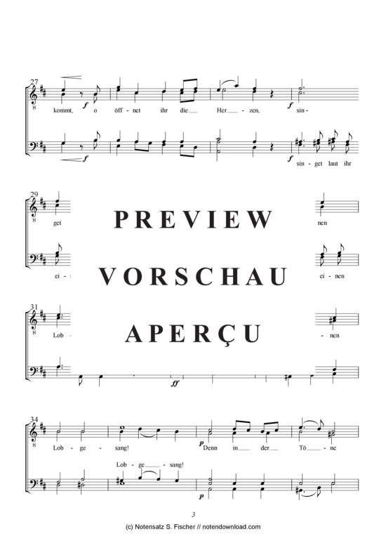 Product gallery: Page 4 of 9 An die Freude , , (male choir)