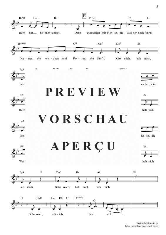 Product gallery: Page 4 of 4 Küss Mich, Halt Mich, Lieb Mich, Egli, Beatrice, (vocals)