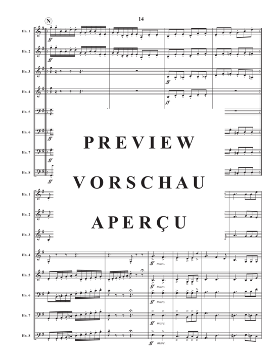 Product gallery: Page 16 of 21 Movement one from Serenade for Strings , , (Horn ensemble 1-8 horns)