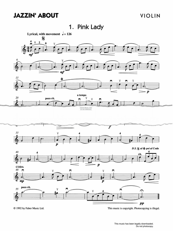 Product gallery: Page 1 of 1 Pink Lady (from 'Jazzin' About'), Pam Wedgwood