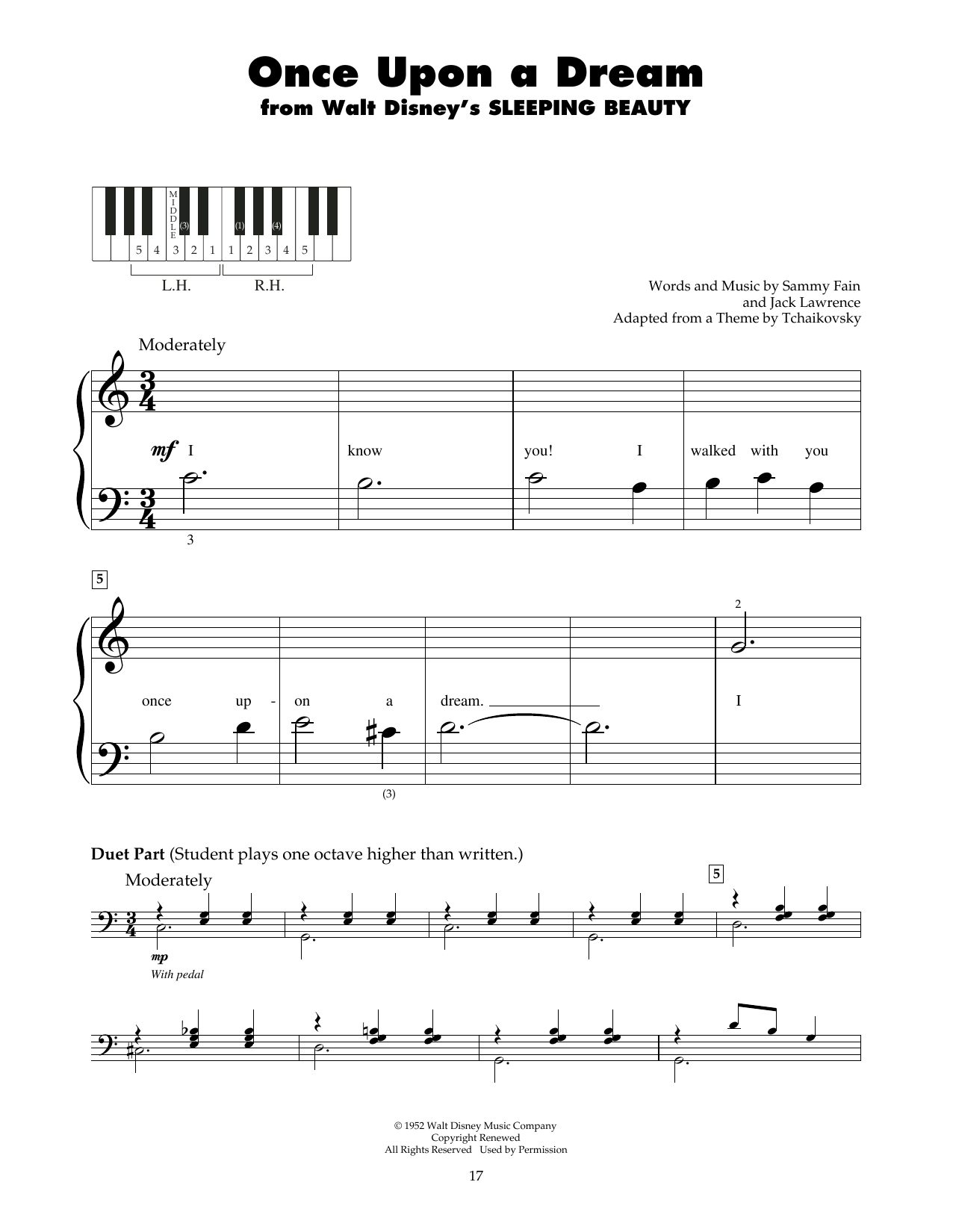 Produktbild zu: Once Upon A Dream (from Sleeping Beauty)