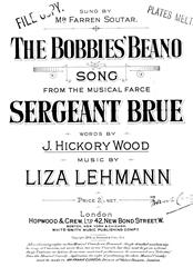 cover: The Bobbies' Beano, Liza Lehmann, Gesang, Klavier