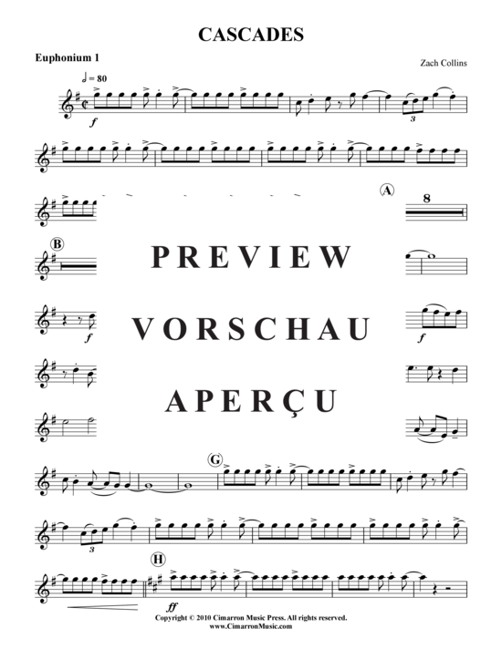 Product gallery: Page 9 of 21 Cascades , , (8x Bariton/Euphonium)