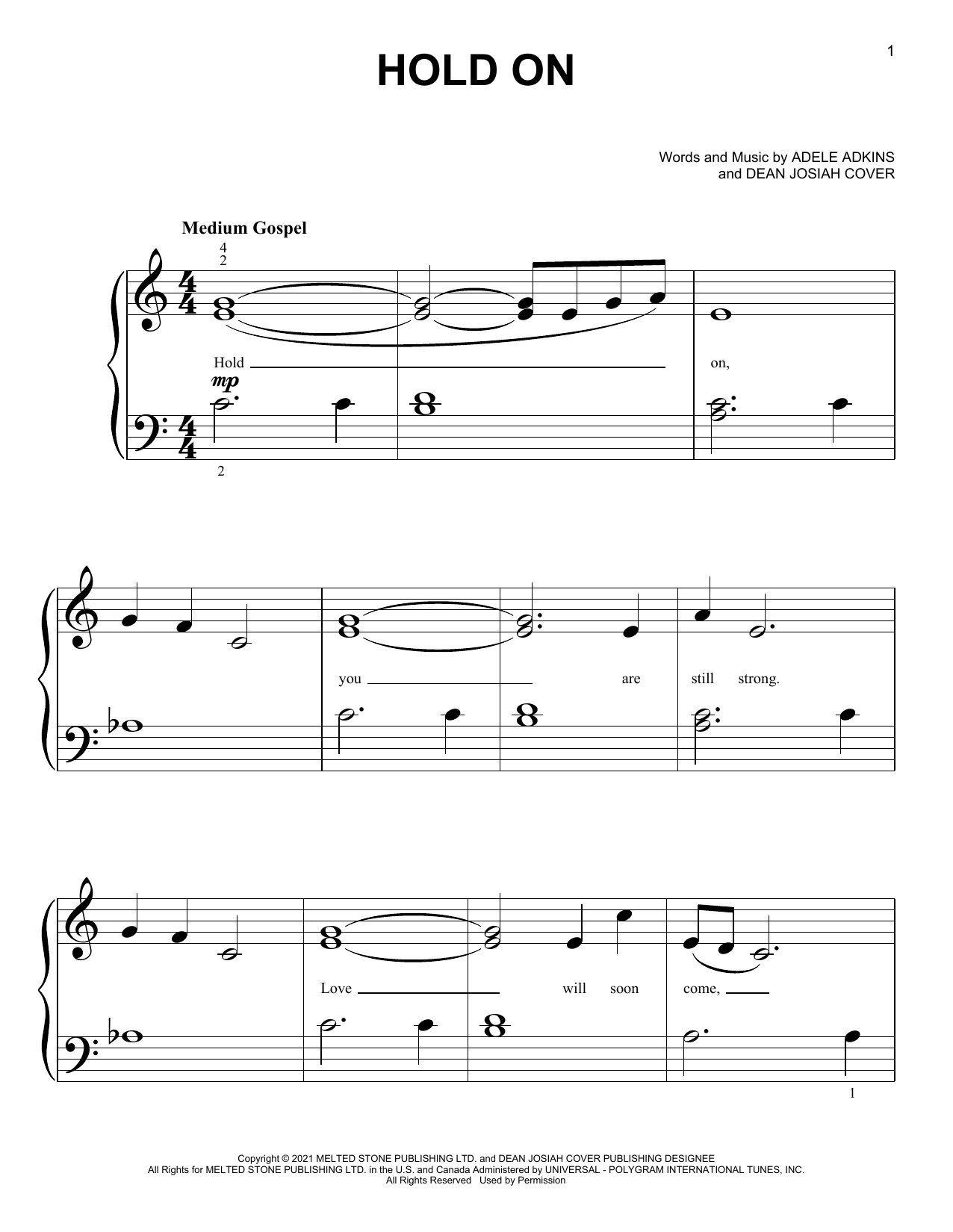 Produktbild zu: Hold On