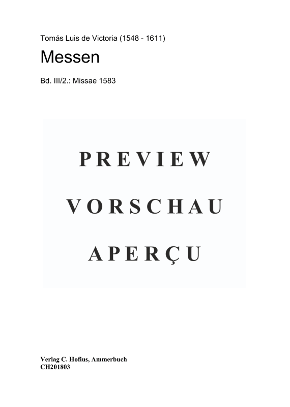 gallery: Missae 1583 (Messen Bd. 2), , (4-6 Vokalstimmen)