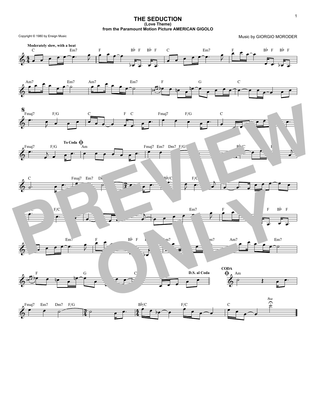 Product picture to: The Seduction (Love Theme)