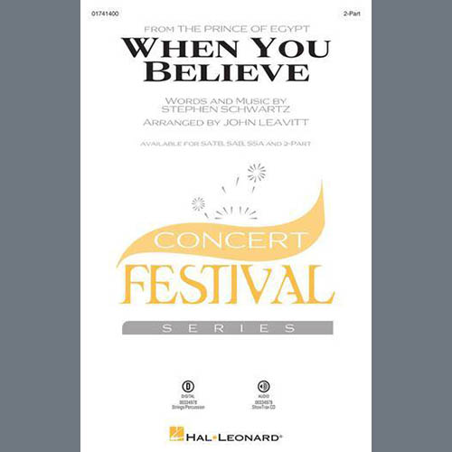 cover: When You Believe (from The Prince Of Egypt) (arr. John Leavitt), Stephen Schwartz, Chor