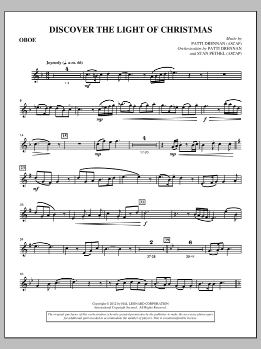 Produktbild zu: Discover The Light Of Christmas - Oboe