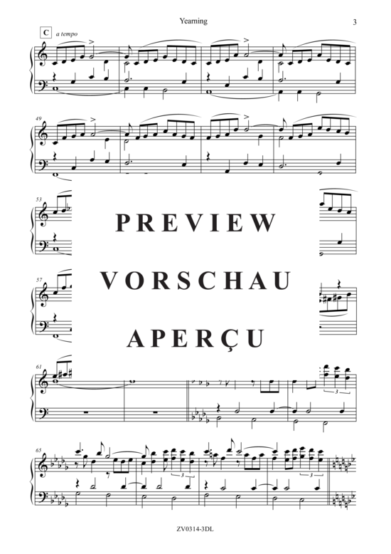 gallery: Yearning , , (Klavier Solo)
