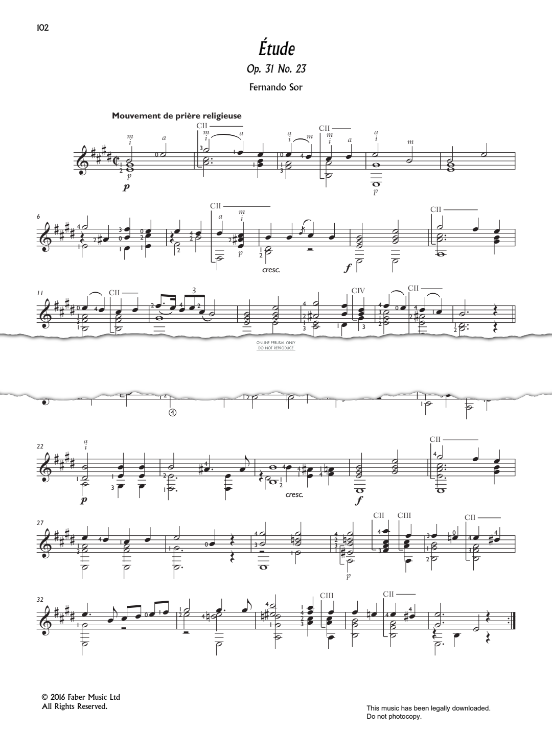 Produktbild zu: Etude (Op.31 No.23)