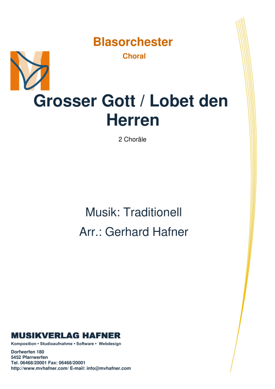 Product picture to: Grosser Gott / Lobet den Herren