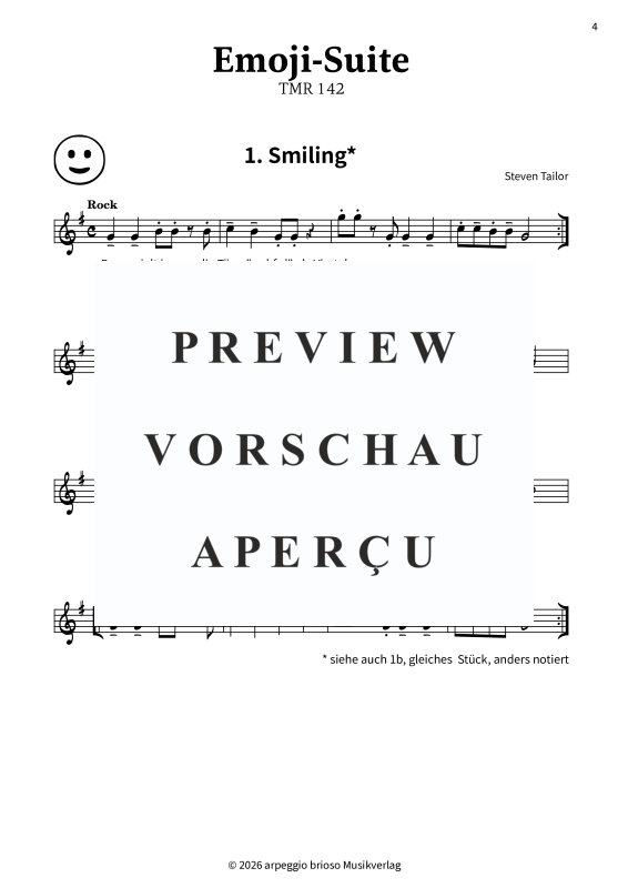 Product gallery: Page 6 of 11 Die Emoji-Suite - Smileys als Melodien für Altsaxophon, , Alto Saxophone In E-Flat, Solo