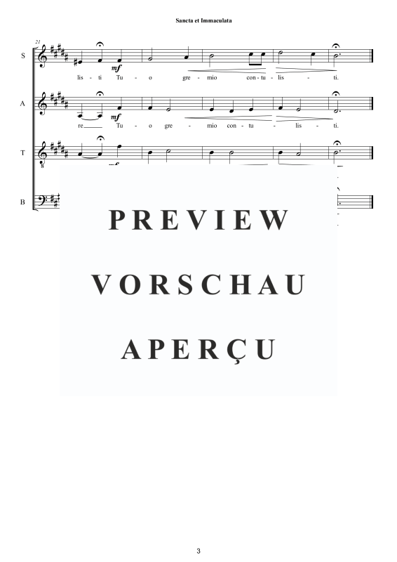 Produktgalerie: Seite 4 von 8 Sancta et Immaculata, , Gemischter Chor