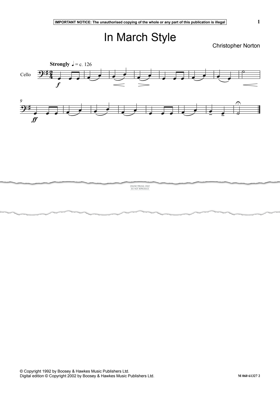 Produktgalerie: Seite 1 von 1 In March Style, Christopher Norton, Klavier, Violoncello