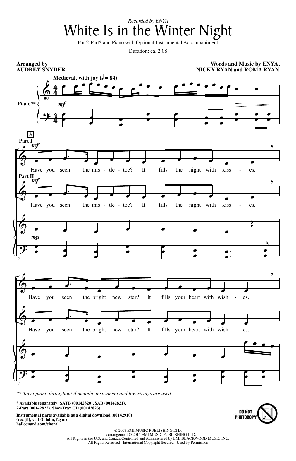 Produktbild zu: White Is In The Winter Night