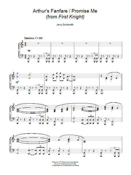 Produktbild zu: Arthur's Fanfare / Promise Me