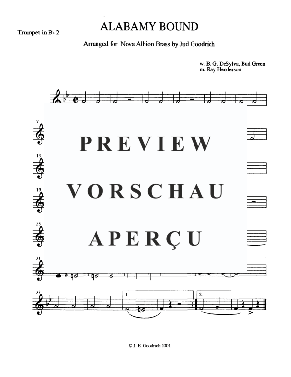 Produktgalerie: Seite 6 von 10 Alabamy Bound, , Blechbläser Quintett