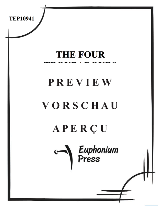 Product gallery: Page 2 of 21 The Four Troubadours , , (Tuba Quartett EETT)