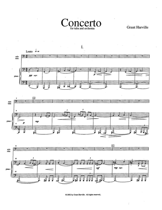 Produktbild zu: Concerto Grant Harville