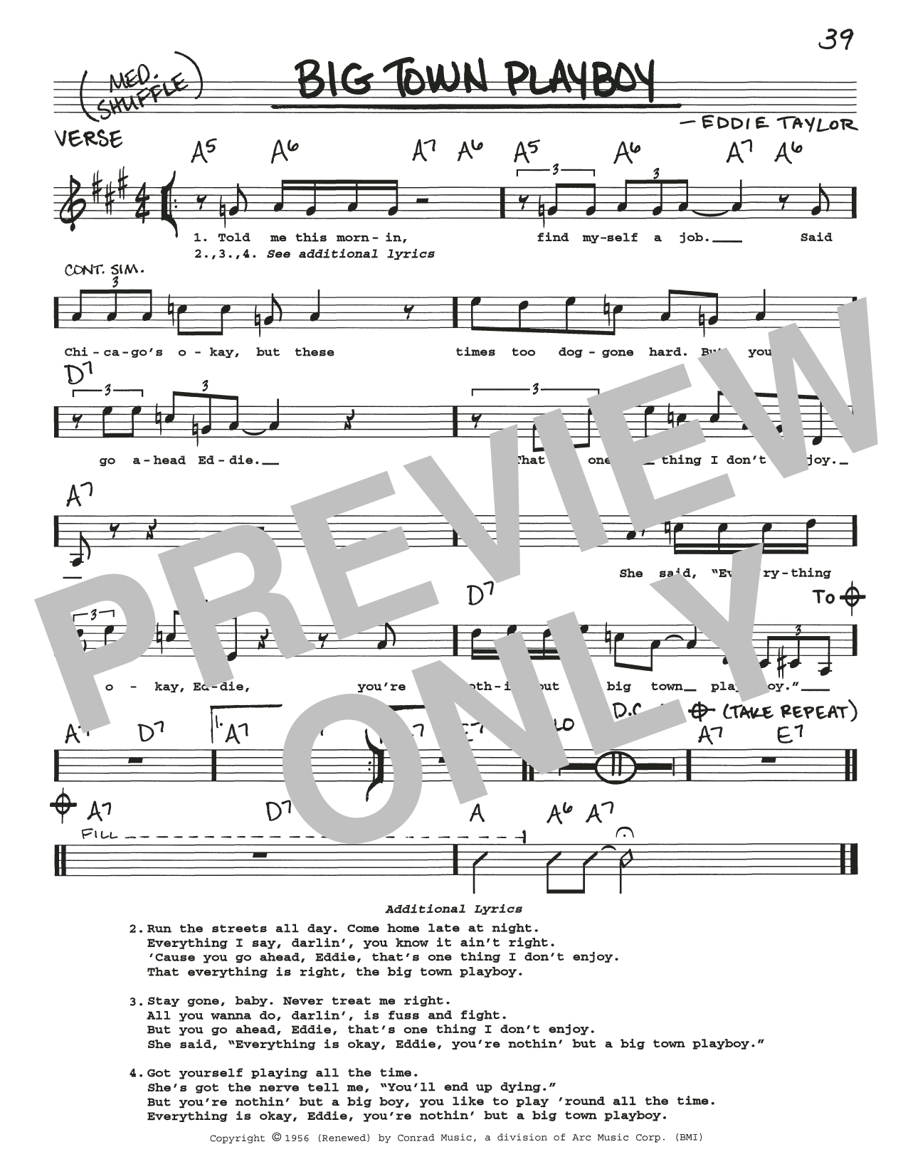 Produktbild zu: Big Town Playboy