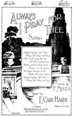 Produktbild zu: Always I Pray For Thee