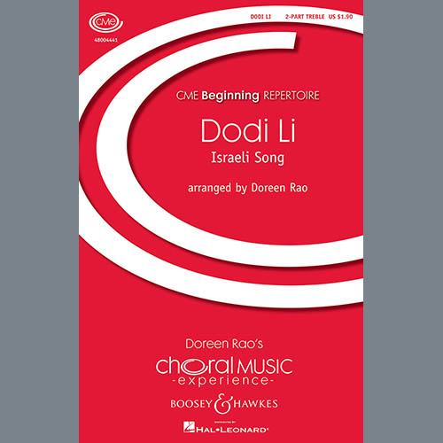cover: Dodi Li (arr. Doreen Rao), Israeli Song, Chor