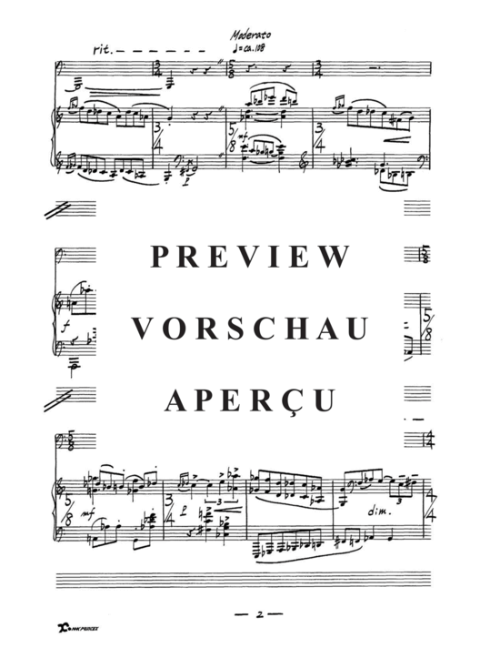 Product gallery: Page 3 of 21 Impromptu No 1 , , (tuba + piano)