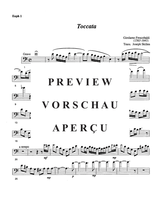 Produktgalerie: Seite 15 von 21 Toccata , , (Tuba Ensemble EEETTT)