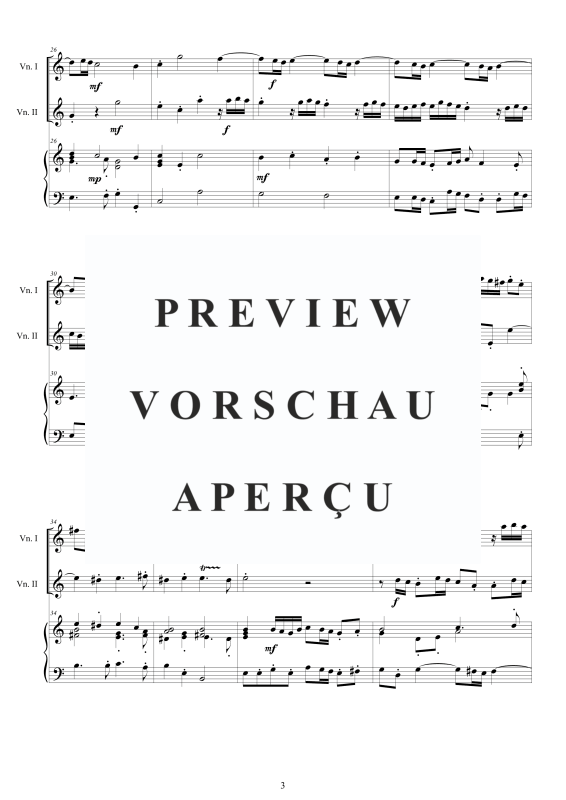 Produktgalerie: Seite 4 von 11 Trio Sonata No.6 in A-Moll Op.1, , 2 Violinen und Cembalo