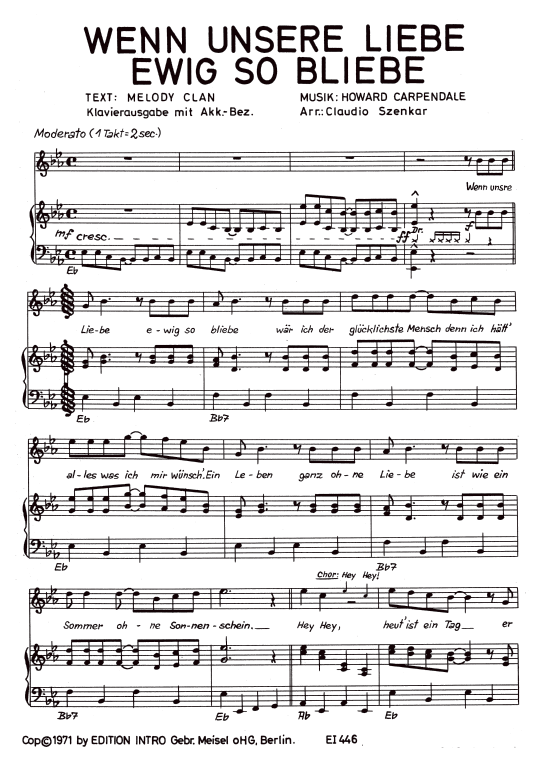 Produktbild zu: Wenn unsere Liebe ewig so bliebeHoward Carpendale