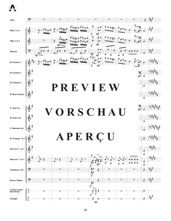 Produktgalerie: Seite 16 von 21 Sonata in A - 3.Satz , , (Tuba solo + Concert Band)