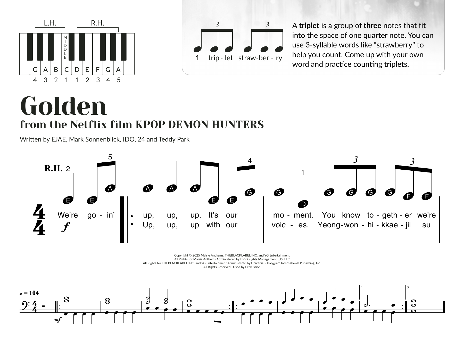 Produktgalerie: Seite 1 von 1 Golden (from KPop Demon Hunters), Huntr/x (Ejae, Audrey Nuna and Rei Ami)