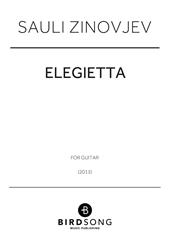 Produktbild zu: Elegietta