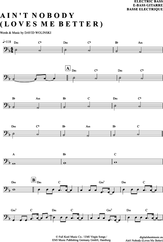 Product picture to: Ain´t nobody (loves me better) Felix Jaehn feat. Jasmine Thompson