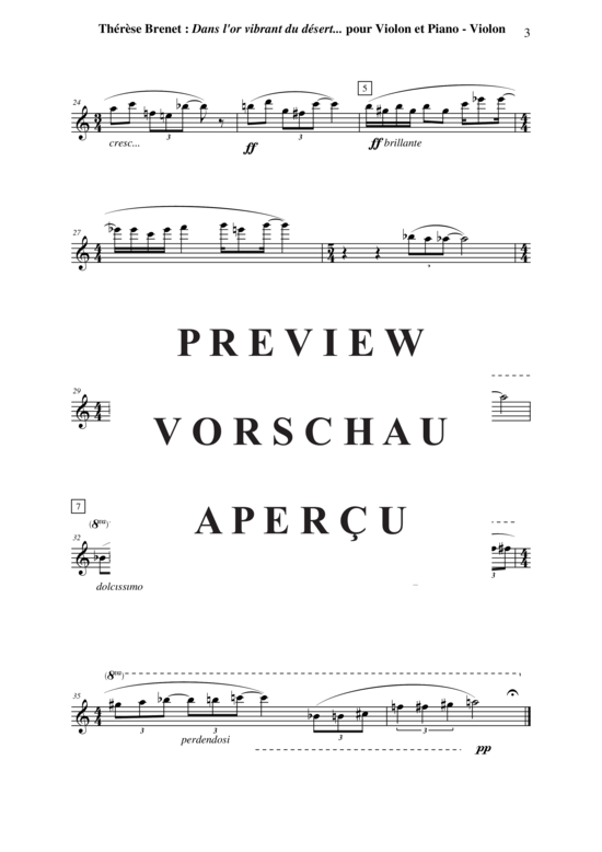 Product gallery: Page 9 of 9 Dans L'or Vibrant du désert , , (Klavier & Violin)