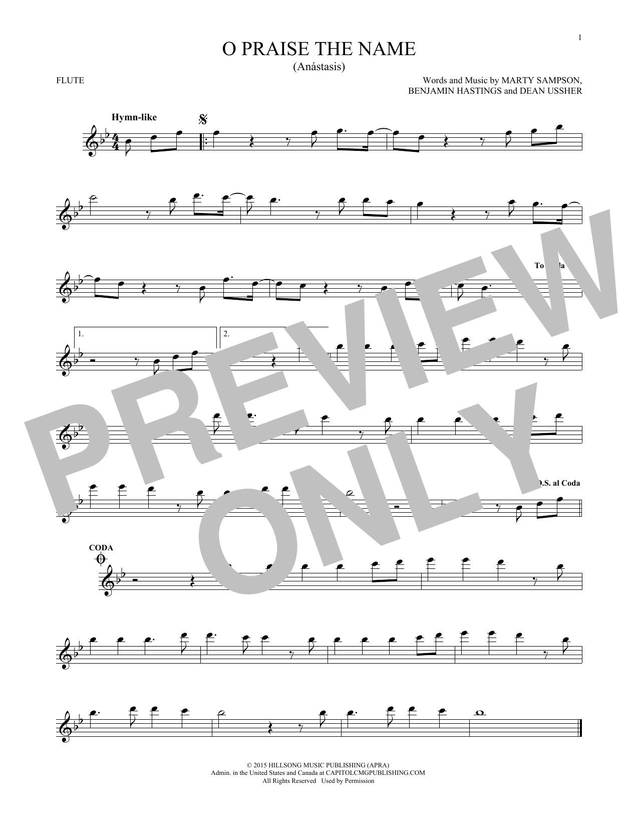 Product gallery: Page 1 of 1 O Praise The Name (Anastasis), Hillsong Worship