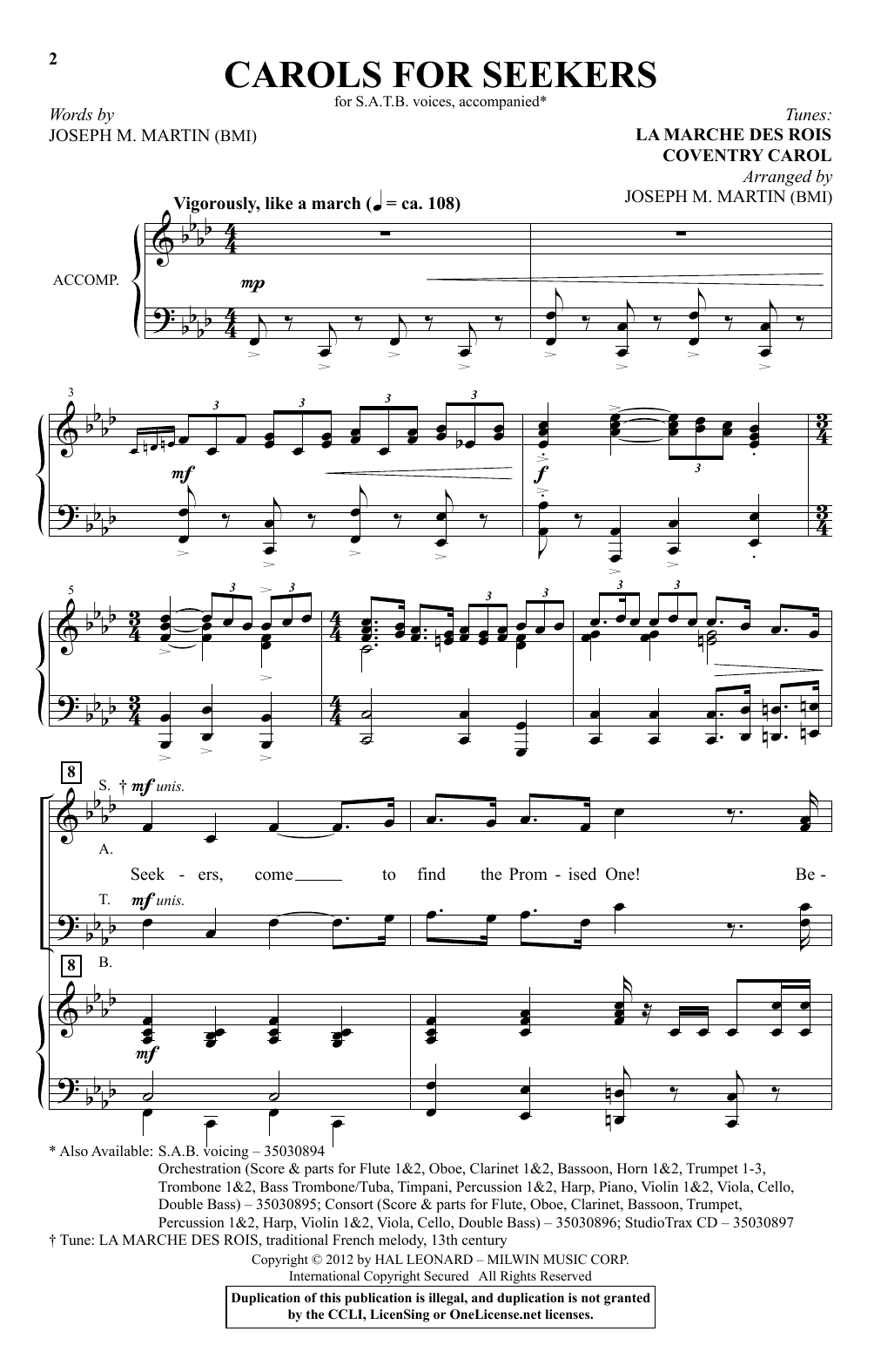 Product picture to: Carols For Seekers