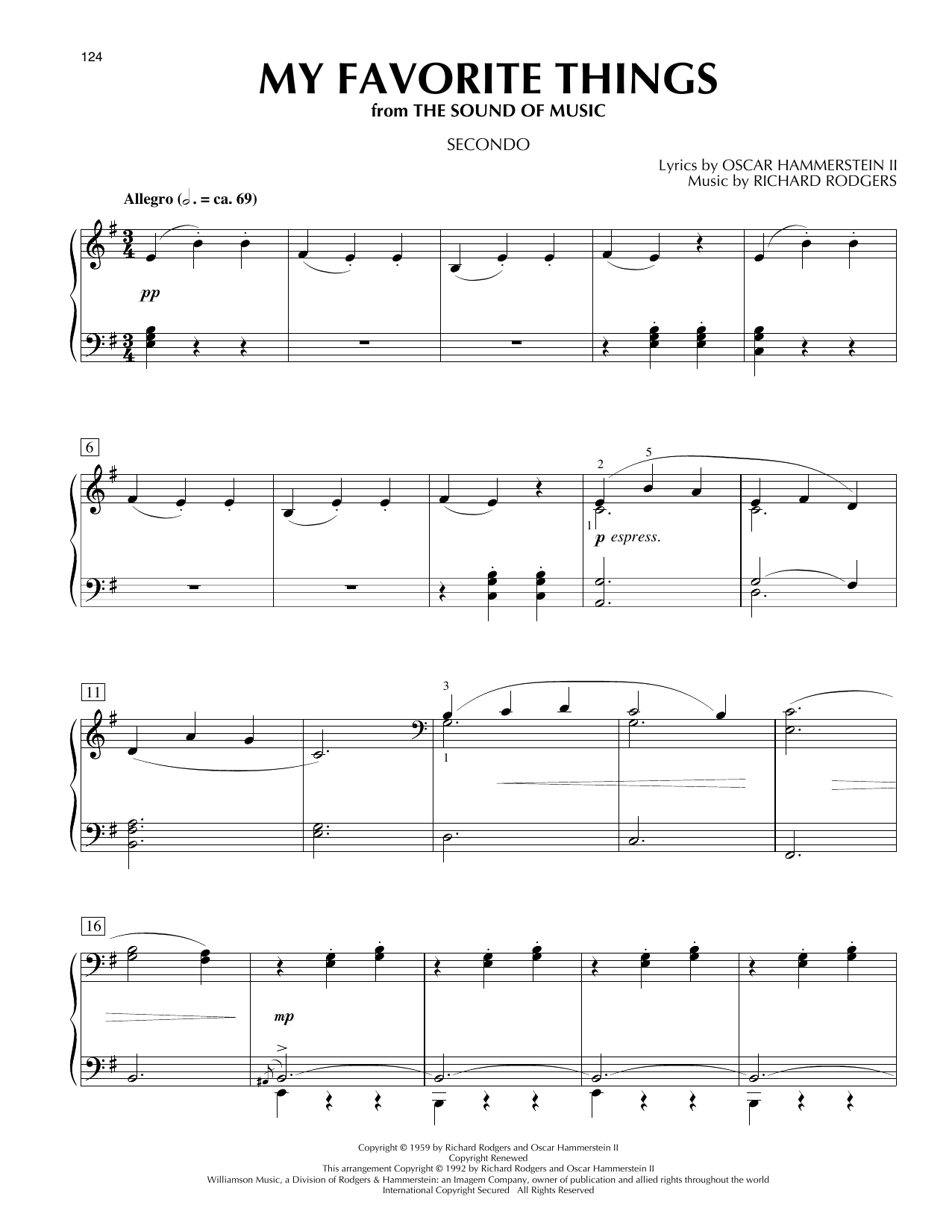 Produktbild zu: My Favorite Things (from The Sound Of Music)