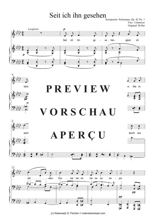 Product gallery: Page 2 of 4 Seit ich ihn gesehen  , , Piano and Voice