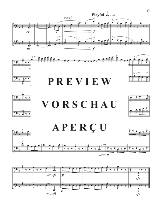 Produktgalerie: Seite 21 von 21 Six Concert Caprices , , (Blechbläser Duett - tiefe Lage)