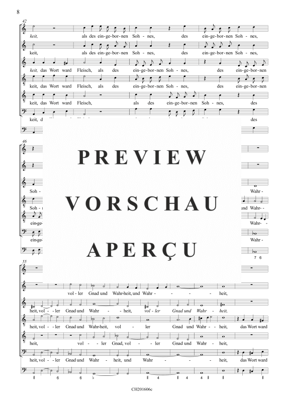 gallery: Das Wort ward Fleisch, , (Gemischter Chor 6-stimmig)