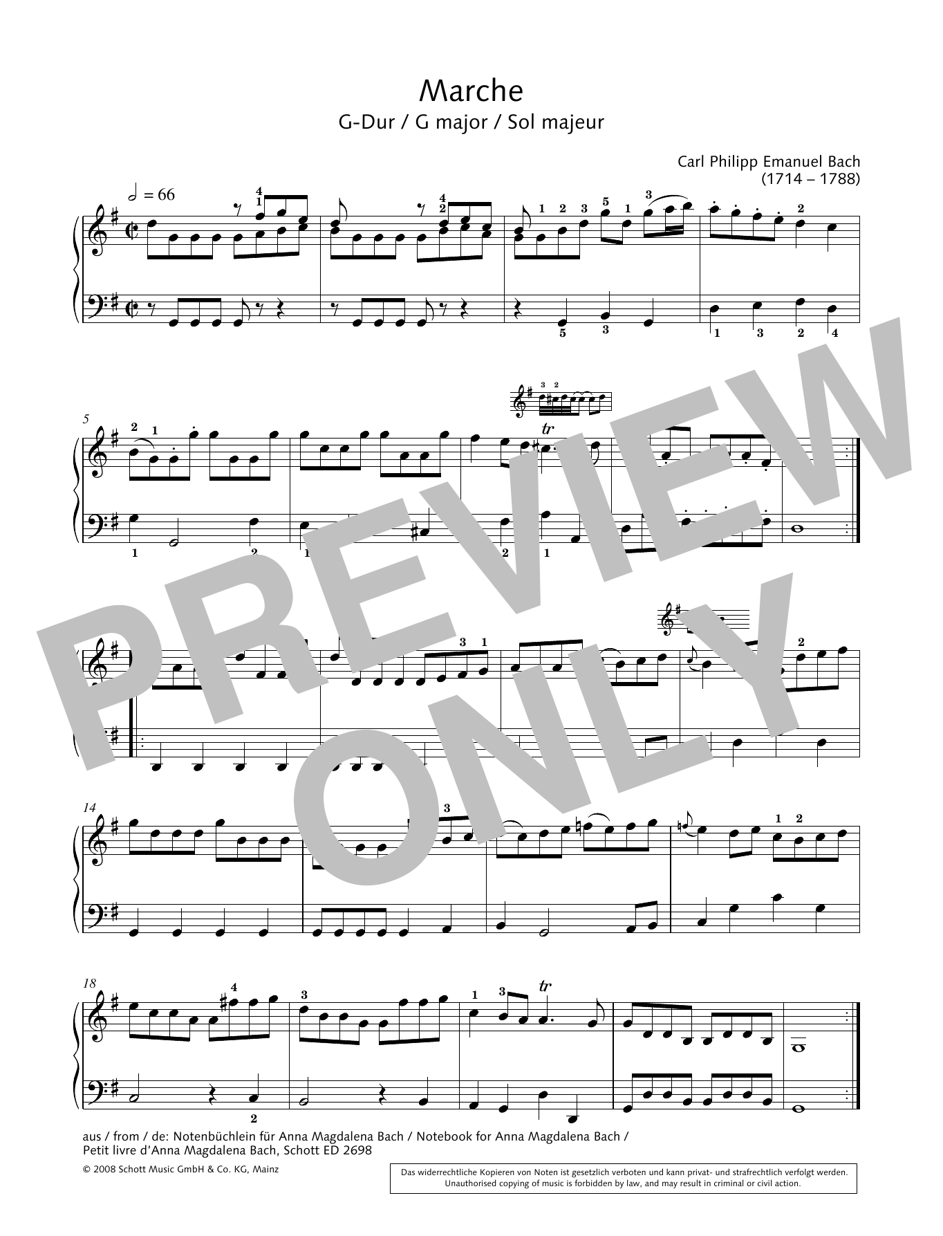 Product gallery: Page 1 of 1 Marche in G major, Hans-Gunter Heumann