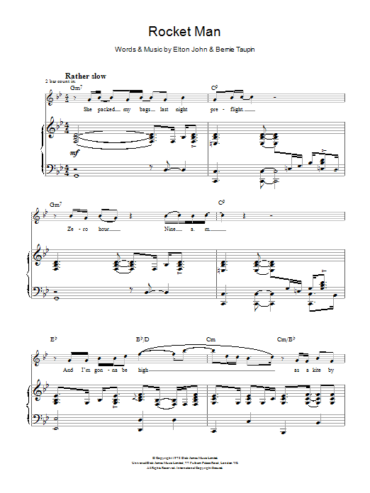 Produktbild zu: Rocket Man (I Think It's Gonna Be A Long Long Time)