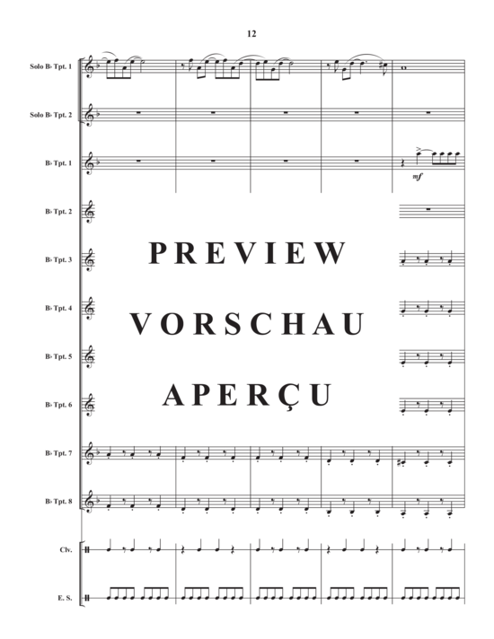 Product gallery: Page 14 of 21 Ripples , , (trumpet ensemble, 8 parts + 2x trumpet in Bb solo)