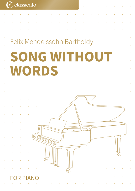Produktbild zu: Song Without Words - MWV U 86 - Romantic piano miniature simplified in F majorFelix Mendelssohn Bartholdy