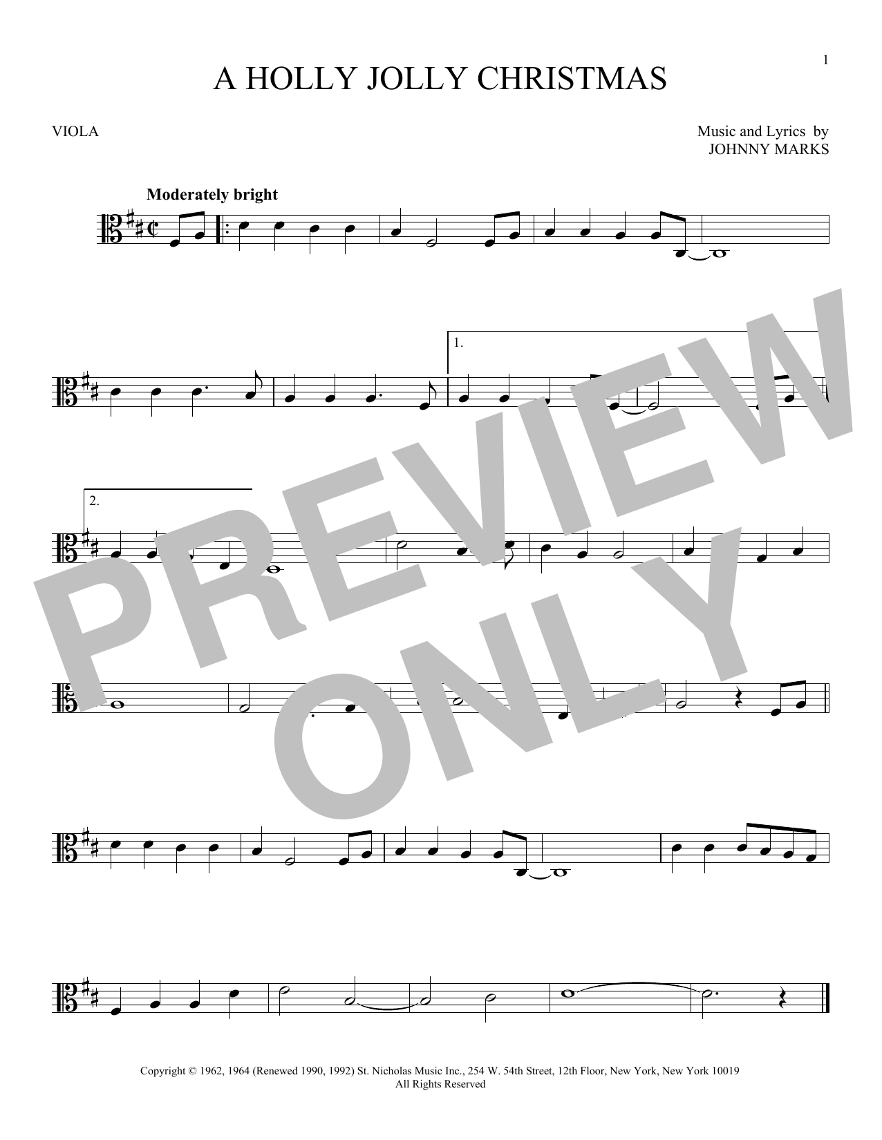Product gallery: Page 1 of 1 A Holly Jolly Christmas, Johnny Marks