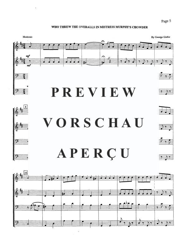 Produktgalerie: Seite 7 von 11 St. Patrick's Day Suite, , Blechbläser Quartett