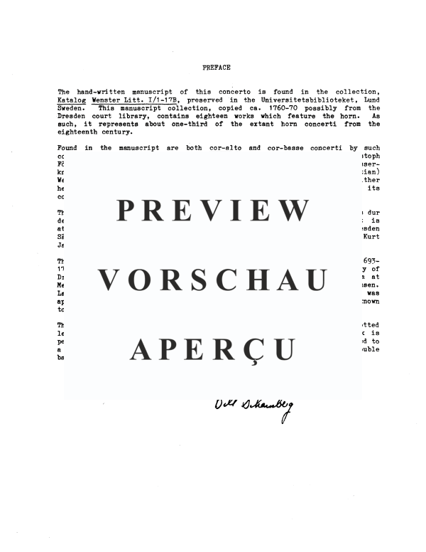 Produktgalerie: Seite 3 von 11 Konzert No. 2 in Eb-Dur, , Horn in F Solo und Streicher Ensemble