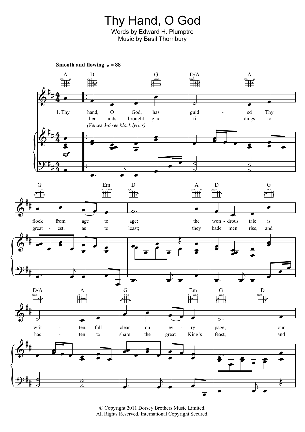 Produktbild zu: Thy Hand, O God